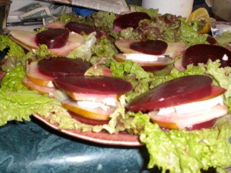 Simple and seductive? You can't beat a healthy beet salad.
