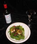 baked-goat-cheese-served