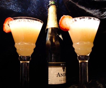 This Bellini for me?  Ain't you a pureed peach!