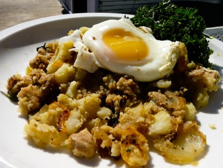 Bacon smoking, hash toking, breakfast choking