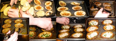 tater-skins-halve-scoop-brush-bake-stuff