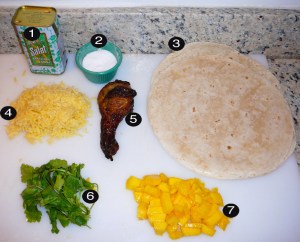 chicken-mango-quesadilla-prep