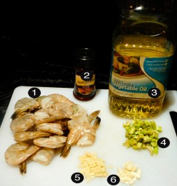 bangin cajun shrimp prep