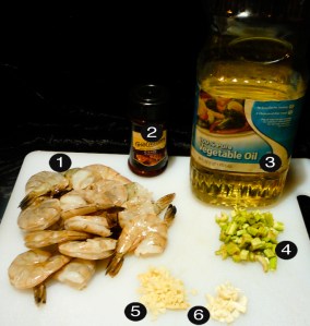 bangin cajun shrimp prep