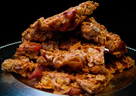 Behold the tower of porn...flakes.