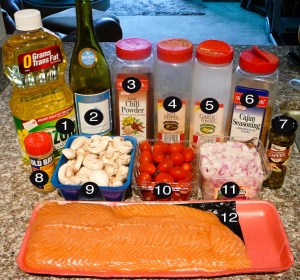 salmon and on and on prep