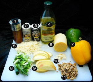 stuffed peppers prep