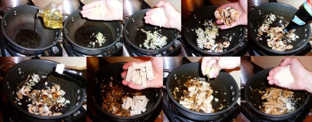 tofu springrolls stirfry