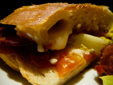 AKA Brie Bacon Lettuce Tomato Sandwich