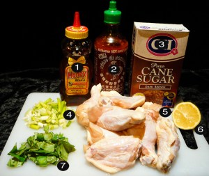 chicken wing fling prep