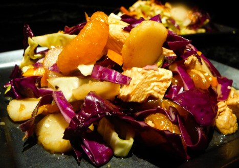 chinese chicken salad served 2