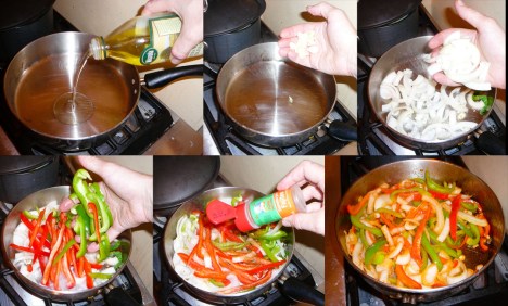 dank organic veggie burritos saute