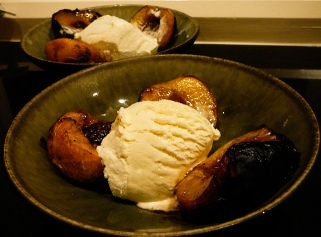 grilled nectarine served 2