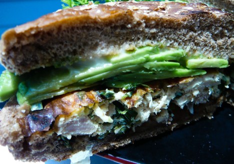 huge tuna burger served 2