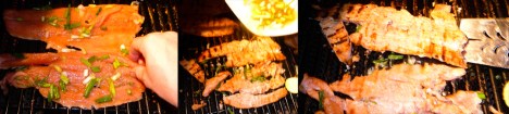 maple salmon grill