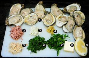 oysters bang-a-feller prep