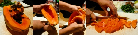 papaya nude-les scoop chop
