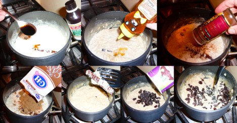 rice pudding poontang spice raisins