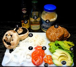 shroom shake the room burger prep