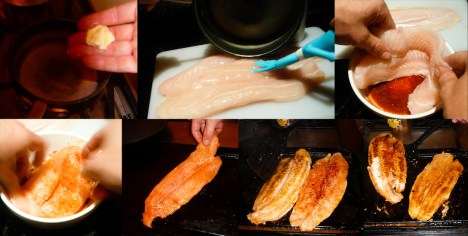 blackened catfish brush marinate grill