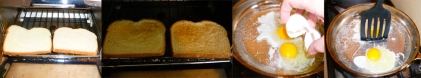 boiled kale breakfast toast poach