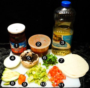 potobello tacos prep