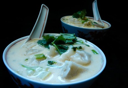 random thai soup served 2