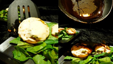 roasted heirloom salad assemble