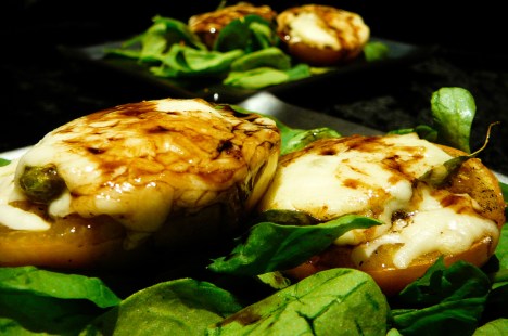 roasted heirloom salad served 2