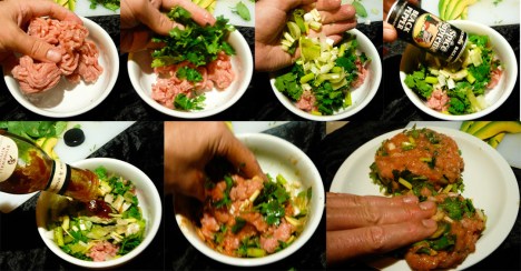 Turkey Burger Salad patties