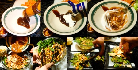 bbq chop chicken salad dressing