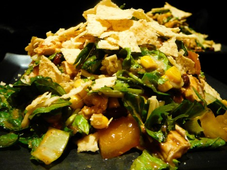 bbq chop chicken salad served BBW...Big Beautiful Women...Brash Bold Wicked