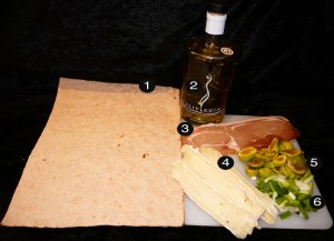 fig brie prosciutto pizza prep