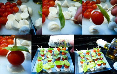 mini caprese assemble