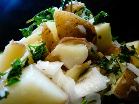 moroccan potato salad served 2