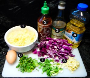 spaghetti squash noodles prep