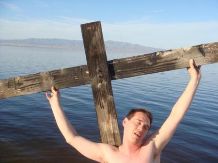 Dying for your sins one bang at a time.