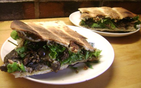 leftover salmon sinwich served 2