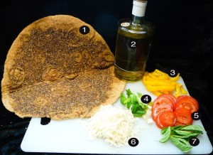 pita pizza party prep