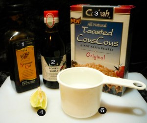 ponzu couscous prep