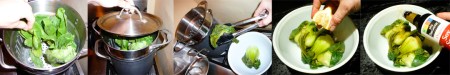steamed bok choy make