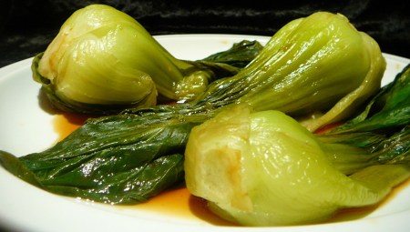 Oh boy, steamed bok choy!