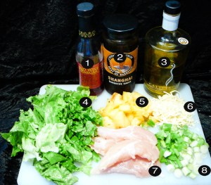 bbq pineapple chicken prep