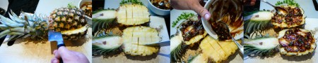 bbq pineapple split marinate