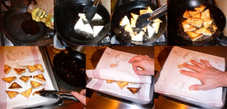 menage a tofu triangles fry