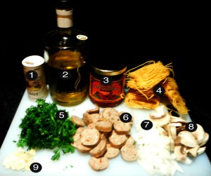 sun dried sex appeal pasta prep