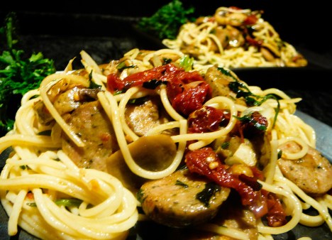 sun dried sex appeal pasta served 2