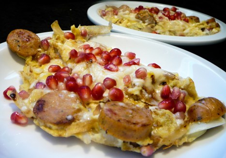 pomegranate scramble served 2
