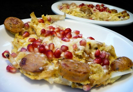 pomegranate scramble served 2