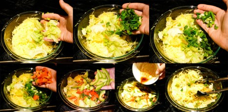 spaghetti squash salad toss